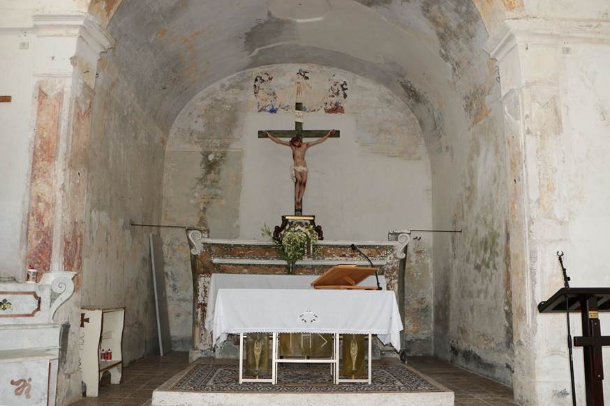 L’altare principale della Chiesa