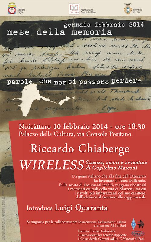 Präsentation des Buches “Funk” Richard Chiaberge – Noicattaro (BA) 10 Februar 2014